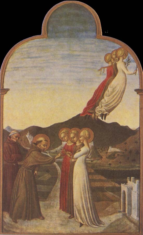 The Mystic Marriage of Saint Francis with Chastity